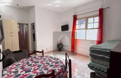 Kitnet com 1 dormitório à venda, 38 m² por r$ 175.000 - vila guilhermina - praia grande/sp