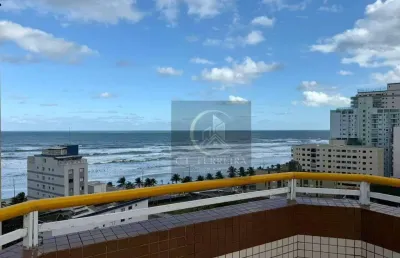 Apartamento com 2 dormitórios à venda, 55 m² por r$ 300.000 - caiçara - praia grande/sp