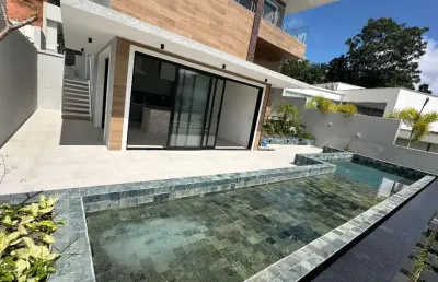 Maravilhosa casa à venda com 5 dormitórios, sendo 4 suítes, alphaville i,  paralela,  salvador-ba