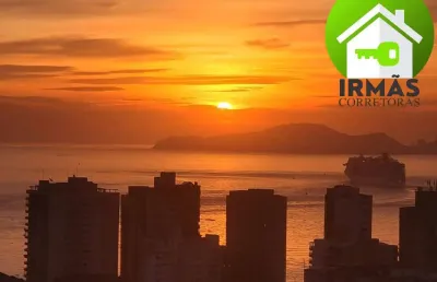 Apartamento vista mar 2 quartos na ponta da praia  - santos sp
