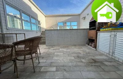 Cobertura 3 quartos, sendo 1 suite no bairro do marapé - santos sp