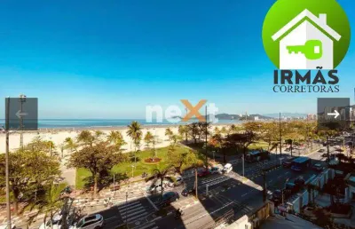 Apartamento com 2 quartos e vista para o mar no gonzaga