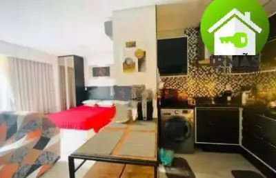 Locação - studio 45m² mobiliado – unlimited ocean front