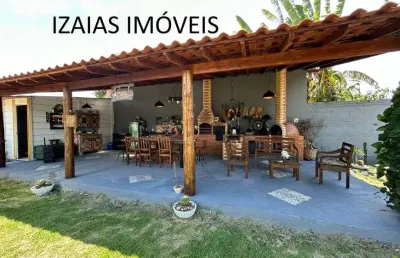 Cod 225: linda chácra com área gourmet em vilatur - saquarema.