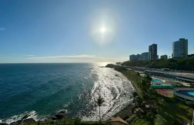 Cobertura para venda em salvador, ondina, 2 dormitórios, 2 suítes, 4 banheiros, 2 vagas