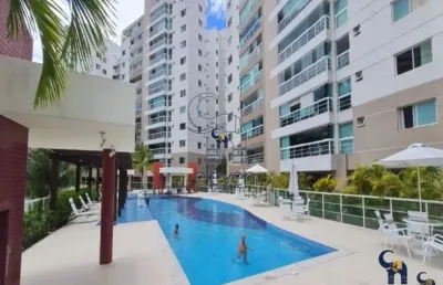 Vendo apartamento barra porto condomínio clube 143 m², 4/4, sendo 1 suíte master com closet - nascente e andar alto