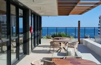 Quarto e sala na barra - mobiliado - vista mar - blue barra rua marquês de caravelas barra, salvador, porteira fechada