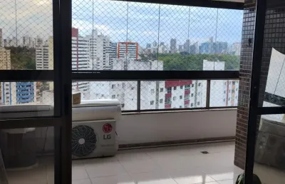 Vendo apartamento no  2/4 revertido para 3/4 andar alto 2 vagas e infra rua do rouxinol*