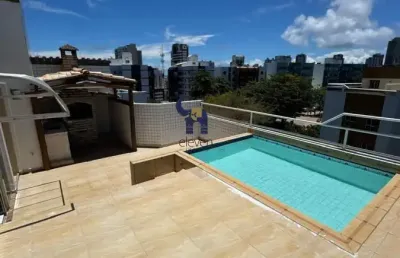 Oportunidade - cobertura duplex no rio vermelho com piscina  -  2 quartos com suíte, dependência ( podendo ser um escritório, quarto, closet etc..)