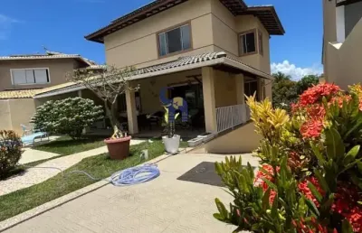 Casa á venda condomínio eco villas- casa em condomínio fechado com 3 pavimentos, sendo 4 suites e 01 gabinete.