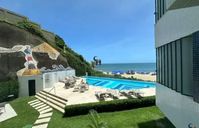 Apartamento pra locação mobiliado anual  com caução no terrazzo rio vermelho.  1/4 vista mar mobilado.
