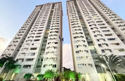 Apartamento  villa alegro paralela - metrô flamboyant   3/4 uma suíte com duas  vagas e infra