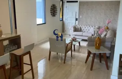 Apartamento de luxo porteira fechada 4/4 com duas suítes e três vagas andar alto porteira fechada. nascente.
