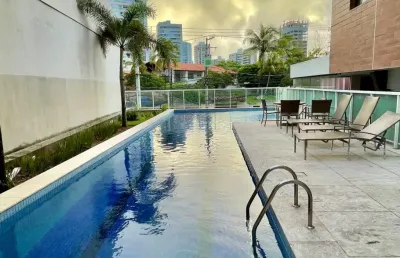 Armação 1/4 com varanda gourmet na quinta avenida – mobiliado e pronto para morar
