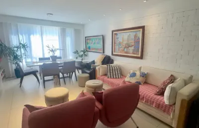 Apartamento para venda, no bairro pituba, com 3 dormitórios, sendo 3 suítes, possui 5 banheiros, 2 vagas de garagem, 2 salas, 