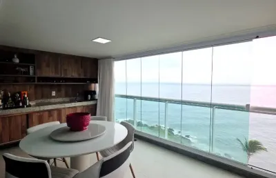 Condomínio costa españa  av. oceânica, 1454 - barra, salvador - ba,  96 m² de área privativa. 2 vagas de garagens. vista mar.
