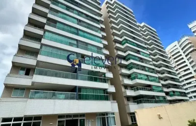 Armação 3/4 com  01 suíte  vista mar  norte/sul andar baixo  vista mar  com infra e duas vagas 