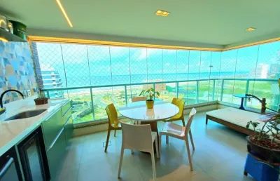 Exclusivo: apartamento 'pé na areia' na  rua rodrigues dórea , armação com 3/4 uma suite vista mar e duas vagas