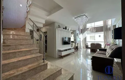 Cobertura duplex com 4 dormitórios à venda, 240 m² por r$ 3.300.000 - pioneiros - balneário camboriú/sc