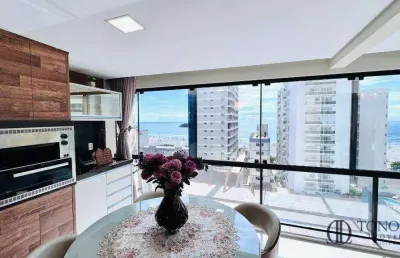 Apartamento vista mar com 3 suítes à venda, 184 m² por r$ 3.500.000 - centro - balneário camboriú/sc