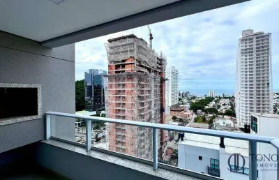 Apartamento vista mar com 2 dormitórios à venda, 71 m² por r$ 1.150.000 - praia brava - itajaí/sc