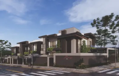 Sobrado de alto padrão com 3 quartos em araucária/pr