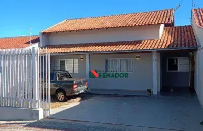 Linda casa com 3 dormitórios à venda, 104 m² por r$ 365.000 - residencial moradias tibagi - londrina/pr