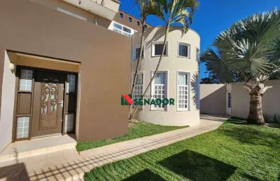 Sobrado com 3 dormitórios para alugar, 374 m² por r$ 7.900,00/mês - parque residencial alcântara - londrina/pr