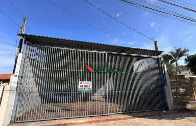 Amplo barracão para alugar, 300 m² por r$ 3.000/mês - leonor - londrina/pr