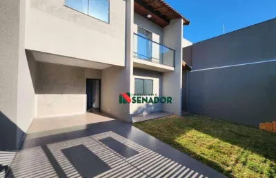 Lindo sobrado com 3 dormitórios à venda, 125 m² por r$ 480.000 - jardim novo sabará - londrina/pr