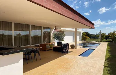 Casa com 4 suítes à venda, alto padrão no japy golf club, cabreúva sp