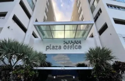 Sala comercial no centro empresarial plaza office / ac. carta