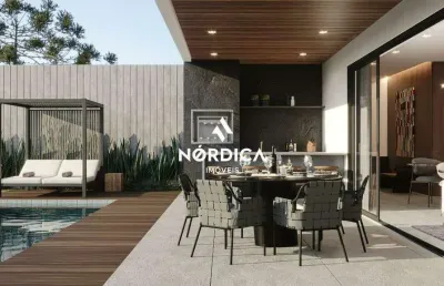 Casa em condomínio fechado com 3 suítes próximo ao barigui (zenith)