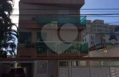 Casa em condomínio fechado com 2 quartos à venda no Embaré, Santos 