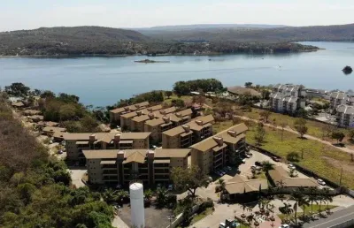 Apartamento a venda com 01 quarto, aldeia do lago em caldas novas go