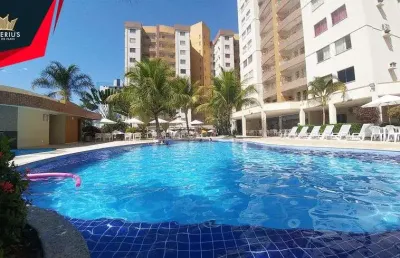Apartamento com 02 quartos privé das thermas ii em caldas novas go