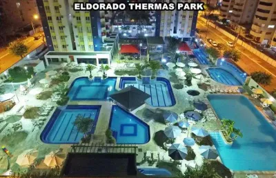 Apartamento para venda com 01 quarto eldorado thermas park em caldas novas - go