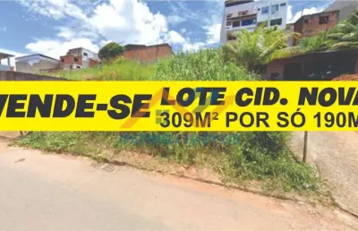Terreno loteamento no bairro cidade nova  -  s. do paraíso
