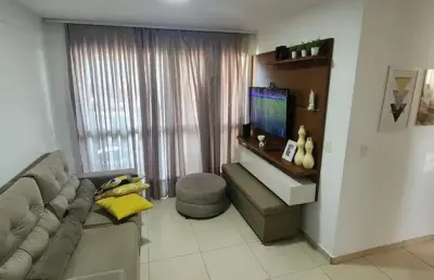 Excelente apartamento com 2 quartos sendo 1 suíte em capim macio