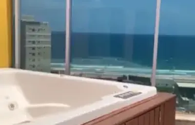 Cobertura 2/4, à venda,  charmosa, em bairro nobre, nascente, vista mar, disponibilidade imediata!