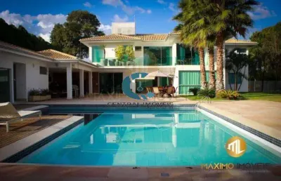 Casa com 5 dormitórios à venda, 550 m²  - condomínio condados da lagoa - lagoa santa/mg