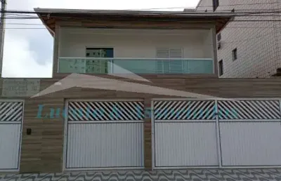 Sobrado residencial em condominio fechado para venda guilhermina, praia grande sp 2 dormitórios, sala, cozinha, área de serviço, 01 vaga