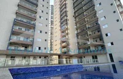 Apartamento residencial para venda aviação, praia grande sp 2 dormitórios sendo 2 suítes, sala, 2 banheiros, 2 vagas demarcadas