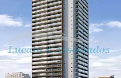 Apartamento alto padrão residencial para venda aviação, praia grande sp 2 dormitórios sendo 2 suítes, sala, cozinha, sacada com churrasqueira, banheir