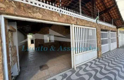 Imperdível casa à venda em praia grande-sp, guilhermina: 3 quartos, 1 suíte, 1 sala, 3 banheiros, 2 vagas de garagem, 172,05 m² área útil