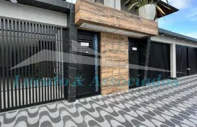 Imperdível oportunidade: casa à venda em praia grande-sp, bairro maracanã. 2 quartos, 1 sala, 1 banheiro, 1 vaga de garagem, 54,85 m²!