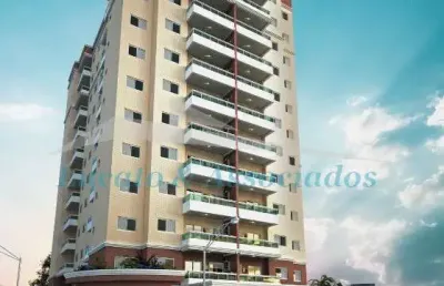Apartamento para venda canto do forte em praia grande sp, entrega em 10/2025 02 dormitórios sendo 01 suíte, sala com sacada, cozinha integra