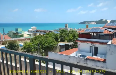 Ponta negra, 2 quartos mobiliado e decorado a poucos passos da beira mar.