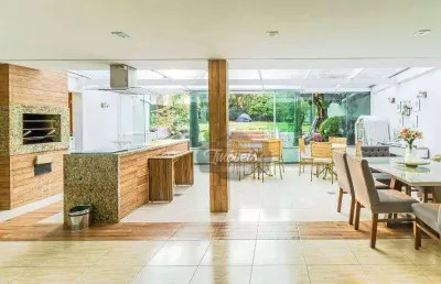 Casa com 5 quartos à venda, super área gourmet e jardim,330 m² por r$ 2.190.000 - tarumã - curitiba/pr