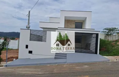 Casa nova com 3 dormitórios à venda r$ 837.500 - jardim perola ii - itupeva/sp